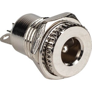 Main product image for 2.1mm Metal Panel Mount DC Jack 090-5016
